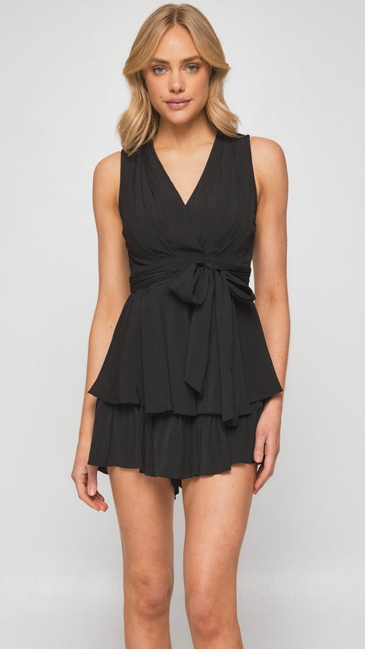 Tilly Playsuit - Black - Ciao Bella Dresses