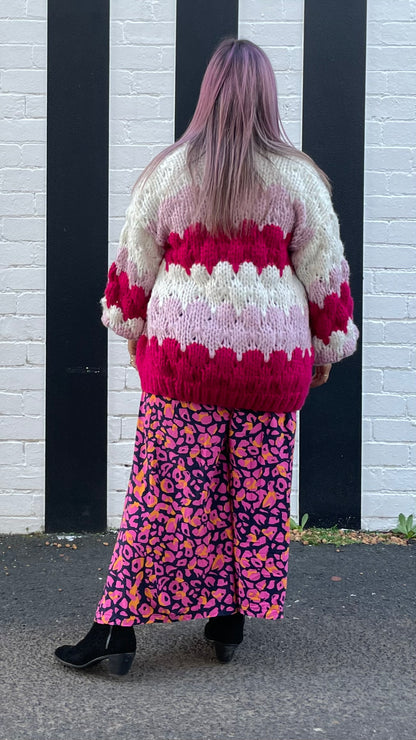 Paper sales heart cardigan