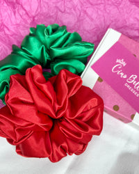 Sage + Stone Handmade Scrunchies - Christmas Lush | Sage + Stone | Hand made in Bunbury WA by Sage + Stone, these beautiful pieces will brighten up your outfit - wear them year round or during our favourite time of year with your Ch