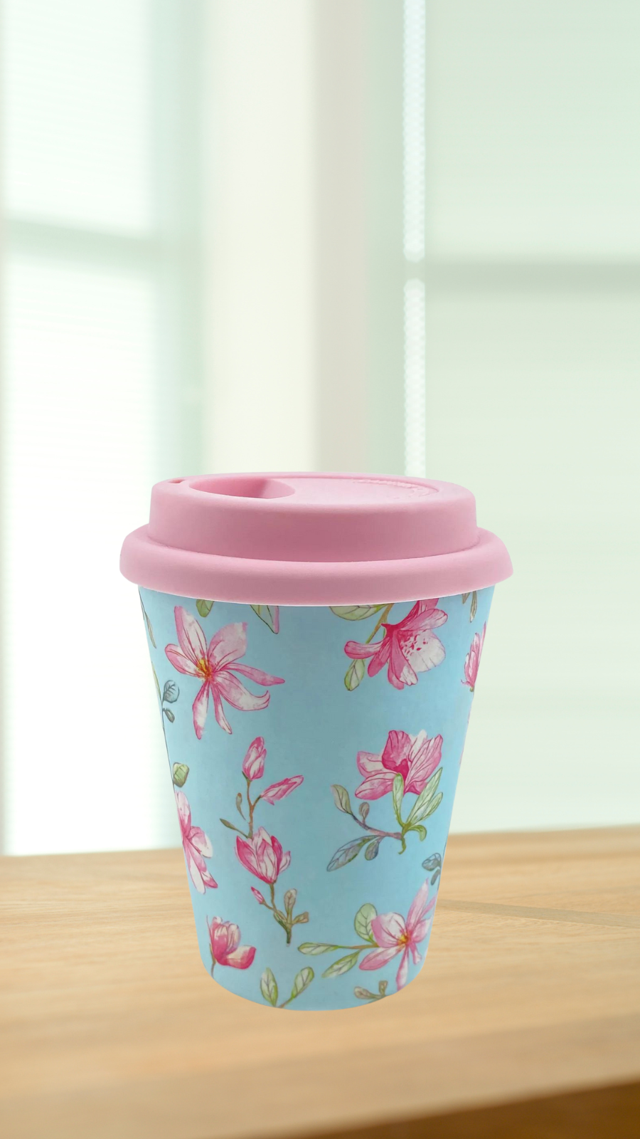 Floral Reusable Bamboo Coffee Cup - Ciao Bella Dresses