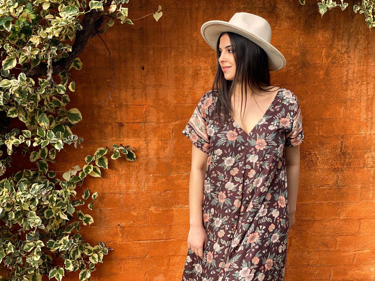 Harlow Jumpsuit - Pecan Bloom - Ciao Bella Dresses