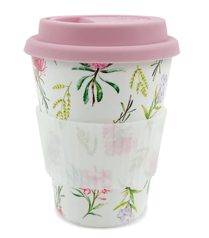 Floral Reusable Bamboo Coffee Cup - Ciao Bella Dresses