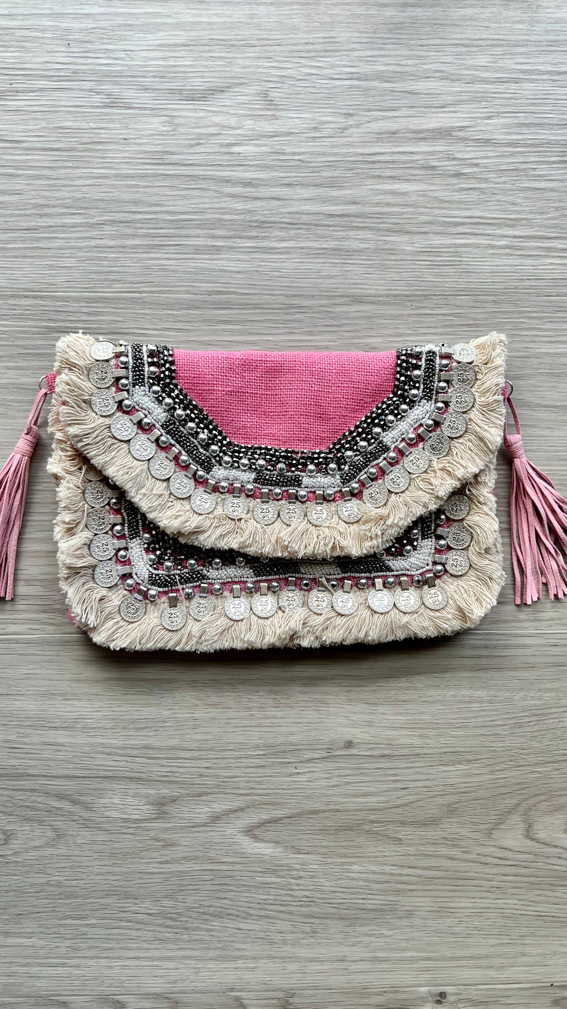 Juniper Boho Clutch Pink Joop Gypsy Ciao Bella Dresses