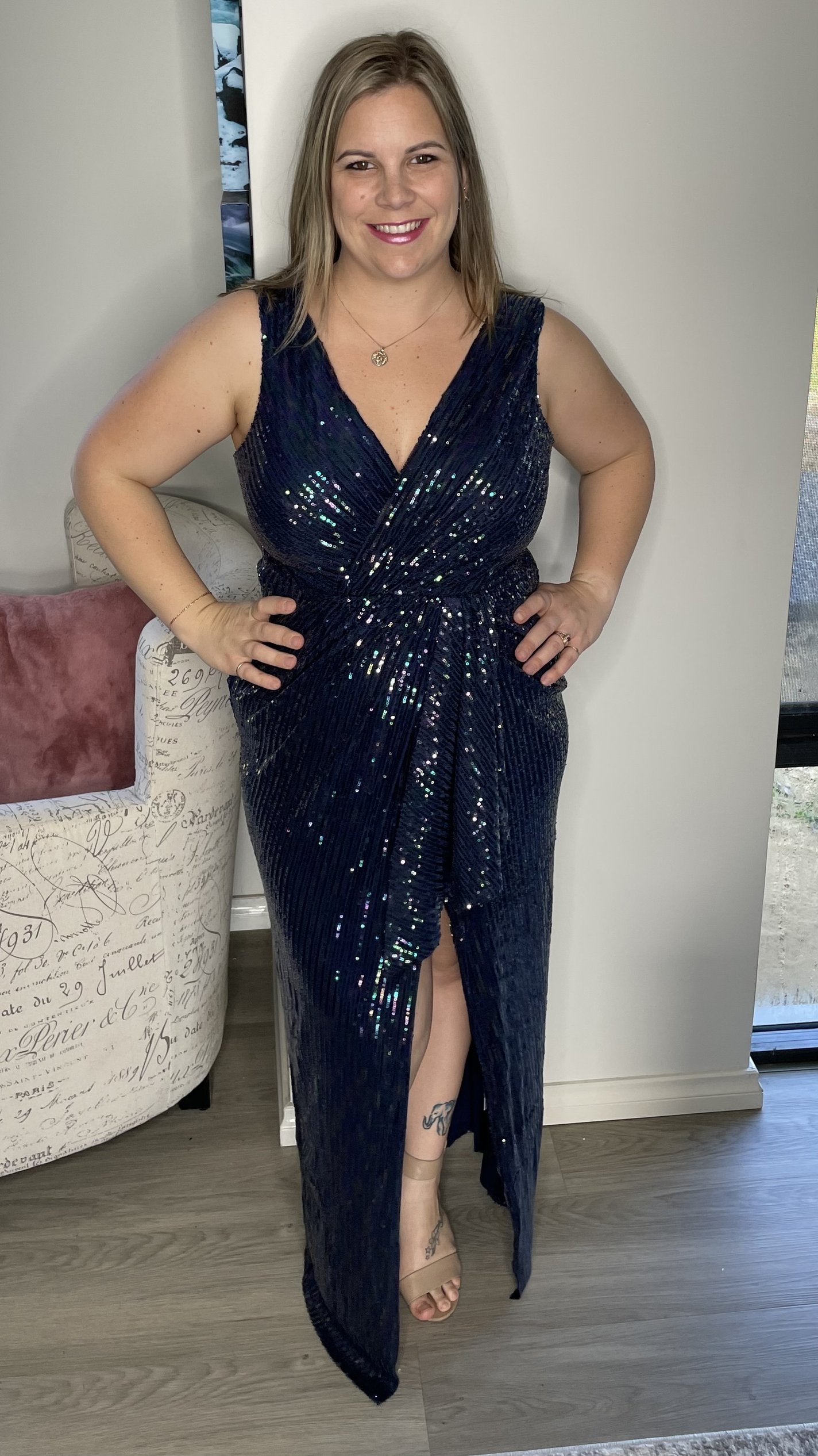 Sequin dress 2024 size 22