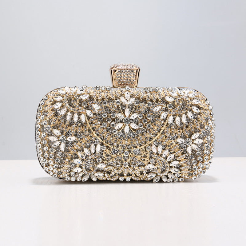 Myrtle Evening Bag: This stunning piece will bring together your evening outfit with it’s gorgeous pops of bling
Features:

Interchangeable handles / straps 
Solid handle, 1 x 38cm chai - Ciao Bella Dresses 
