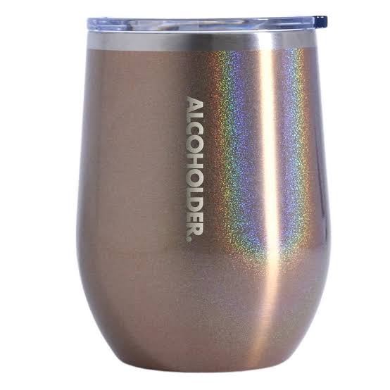 Stemless Vacuum Insulated Tumbler: 
Shaped for comfort and designed for practicality, the Stemless Insulated Tumbler will hold 415ml of liquid and keep it cool for up to 12hrs. What's neat is it'll al - Ciao Bella Dresses - AlcoHolder