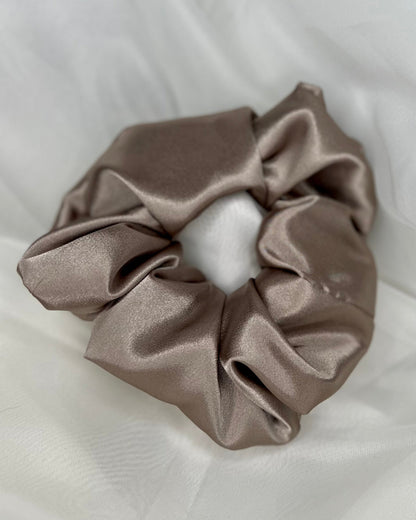 Sage + Stone Handmade Scrunchies - Satin Luxe - Coral - Ciao Bella Dresses
