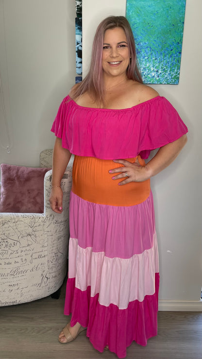 Janie Maxi Dress - Pink - Ciao Bella Dresses