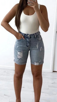 Margie Denim Shorts - Ciao Bella Dresses