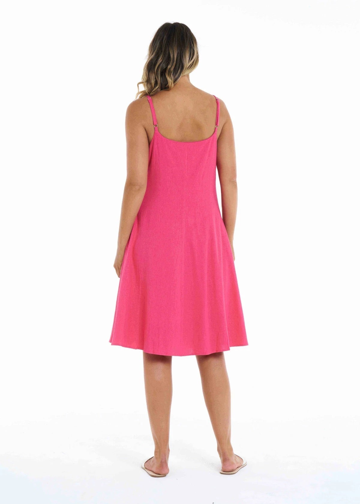 Kelsey Dress - Flamingo Pink - Ciao Bella Dresses