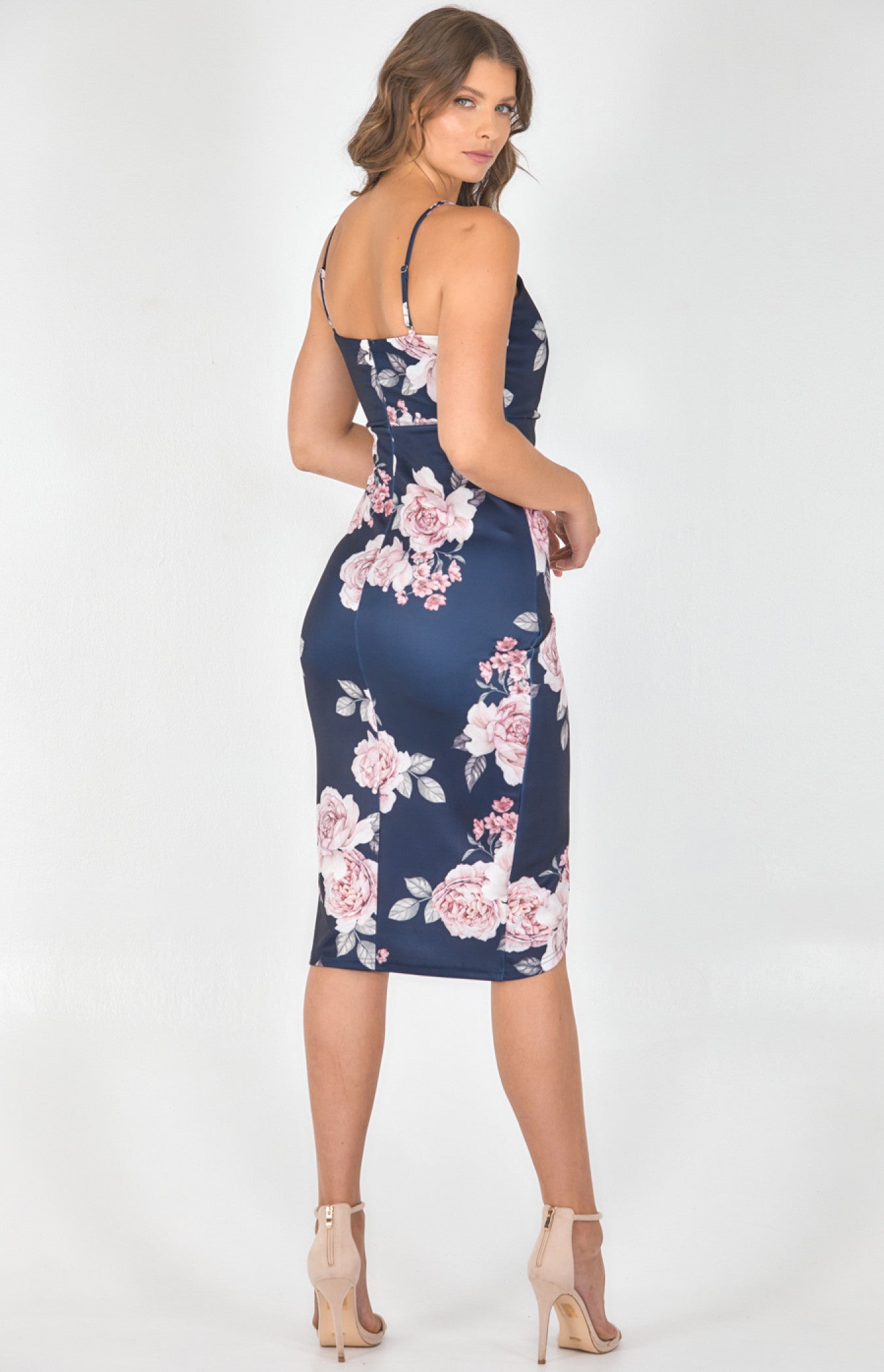 Elyse Dress - Navy Floral - Ciao Bella Dresses