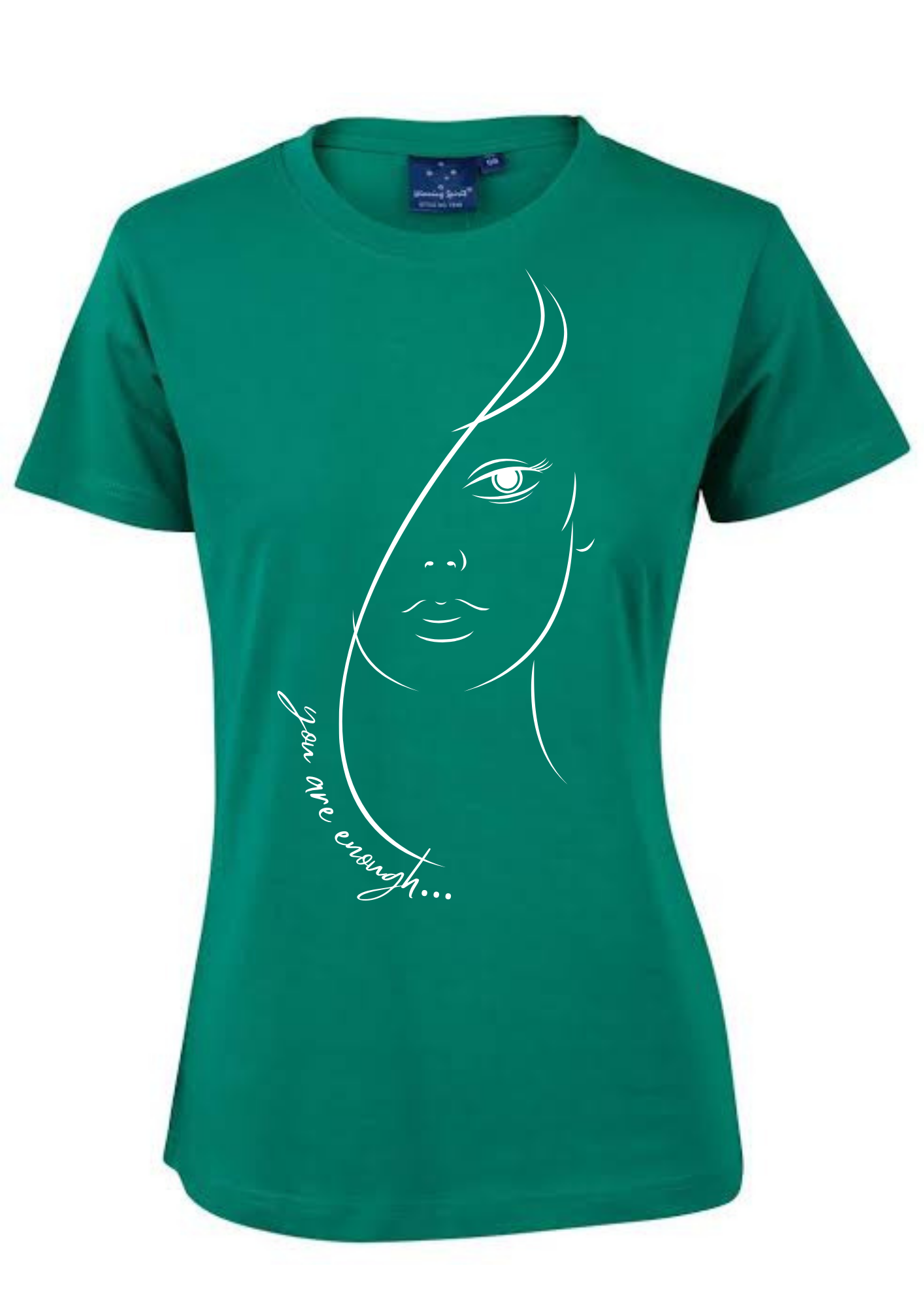  
Sometimes we get so bogged down in life that we lose ourselves a little. No matter what stage of life you are in, please know, You Are Enough 
This tee is part of  - You Are Enough Tee - Collard Greens x Ciao Bella Dresses