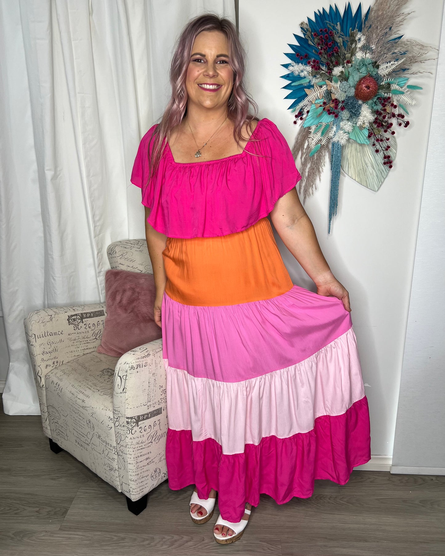 Janie Maxi Dress - Pink - Ciao Bella Dresses